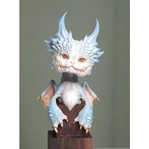8CM High Kawayi Dragons Resin Model Kit Figure Free Shipping