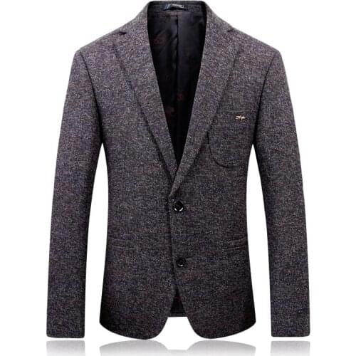 2019 New Spring Winter Fashion Casual Men Blazer Latest Coat Jacket Design Fashion Coat Slim Fit Wool Suit Jacket