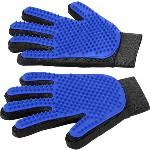 Pet Grooming Glove for Cats Brush Comb Cat Hackle Pet Deshedding Brush Glove for Animal Dog Pet Hair GloveS for Cat Dog Grooming