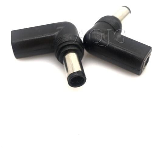 90 degree DC power Adapter Connector Plug DC conversion head jack female 7.4*5.0 plug male With pin 4.5*3.0 mm Female Cable