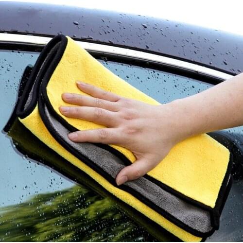 Car Wash Towel Strong Thick Plush Microfiber Wash Cleaning Cloth Accessories