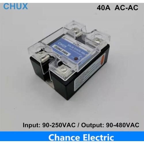 SSR 40A 220V AC-AC Single phase Solid State Relay 40a (SSR-40AA)