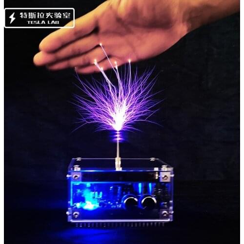 Stark musical Tesla coil / hand can touch the hands of lightning Bluetooth / 10CM dual-mode Bluetooth music