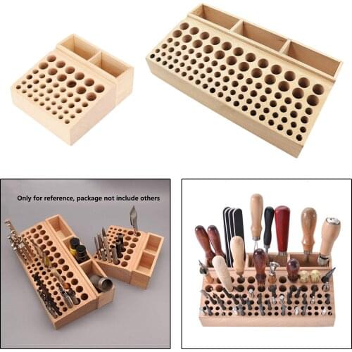 46/98 Holes Storage Rack Leather Tool Holder Handcraft Holder Stand Organizer
