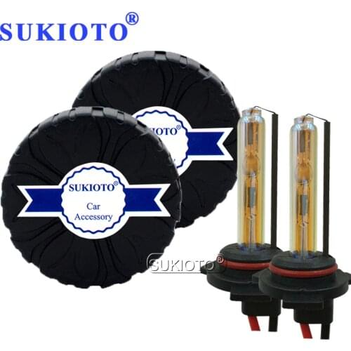 SUKIOTO 55W AC HID Xenon Canbus Kit EMC No Error HB3 HB4 5000k D2H 6000k 8000k Deep Blue H7 4300k H11 3000K xenon hid kit lights