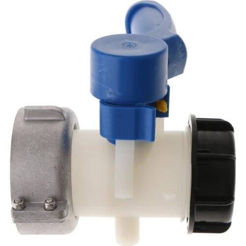 Heavy Duty 75mm Tote Tank Butterfly Valve Taps Adapter Oil Water Container For Plastic Container Outlet Control