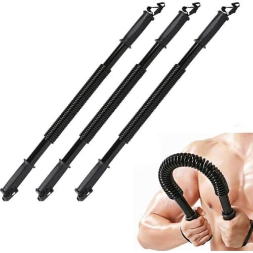 Heavy Duty Spring Chest Power Bar Twister Upper Body Arms Strength Training 20kg