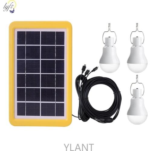 YLANT Solar Light Bulb Outdoor Waterproof With Hook Solar Lamp Garden Courtyard Emergency Energy Saving Light Bulb
