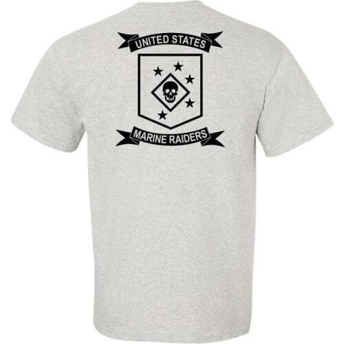 USMC United States Marine Corps - Raider Battalion T Shirt Casual Men Clothing