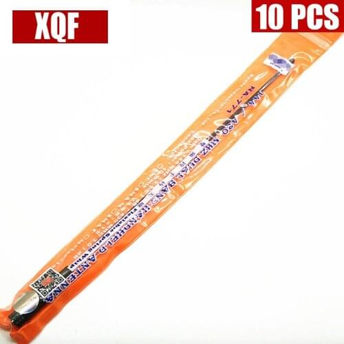 XQF 10PCS NA-771 SMA-Male Dual Band Two Way Radio Antenna for YAESU UV-985 ZT-2R VX-3R TH-UVF9 UV-3R TH-UV3R