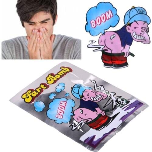Funny Fart Bomb Bags Aroma Bombs Smelly Stink Bomb Joke Stinky Toy Tricky Day Funny Fools Gift Bag
