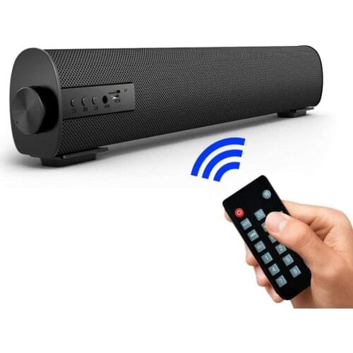 Soundbar Wired and Wireless Bluetooth Speaker Home Theater Stereo Sound bar Built-in Subwoofers for TV/Phone with Remote Control