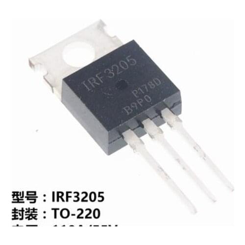 10pcs IRF3205 TO-220 F3205 TO220 IRF3205PBF MOSFET 55V 110A 200W new original