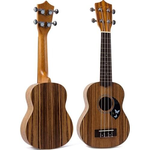 21 Inch 4 Strings Laminated Wood Ukulele Small Guitar Acoustic Music Instrument