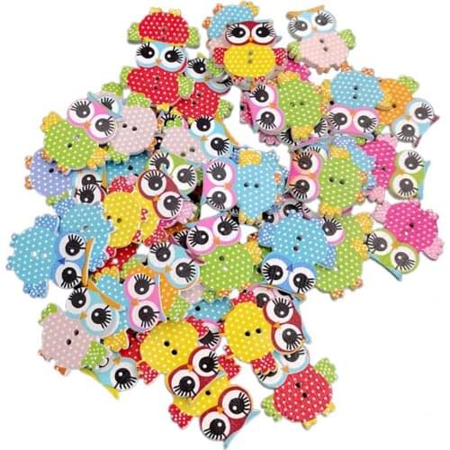 Novelty 50Pcs Durable Scrapbooking Craft Sewing Buttons DIY Sewing Buttons No Odor Garment Accessories