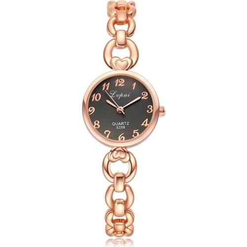 Top Brand Luxury Watch for Women Bracelet Female Quartz Wristwatches Golden Relojes Small Dial Ladies Elegant Watches