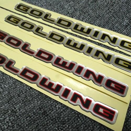 For Honda Goldwing GL1800 Gold wing Tour F6B GL 1800 ABS 3D Battery Cover Emblem Side Fairing Stickers Decal Logo Symbol Mark