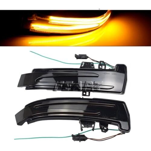 For Mercedes Benz W204 CLA A B C E S GLA GLK CLS Class W176 W212 Dynamic Turn Signal LED Light Side Mirror Indicator
