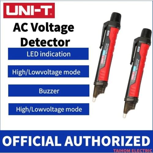 UNI-T Socket Wall AC Voltage Detector Indicator 24V-1000V Non Contact Volt Current Electric Sensor Test Pen UT12E UT12M