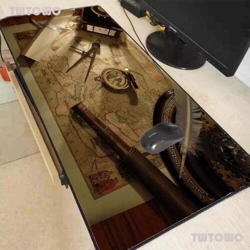 World Map Mass Pattern Mousepads Gaming Mousepad DIY Large Mouse Pad Gamer with Edge Locking Office Desk Dropshipping