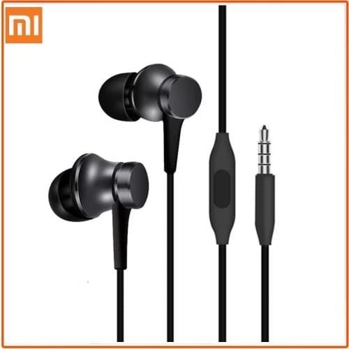 Original Xiaomi Headphones 3.5mm In-Ear Headphones Wire Control Youth Edition with Stereo Music Headphones for Samsung Xiaomi sm