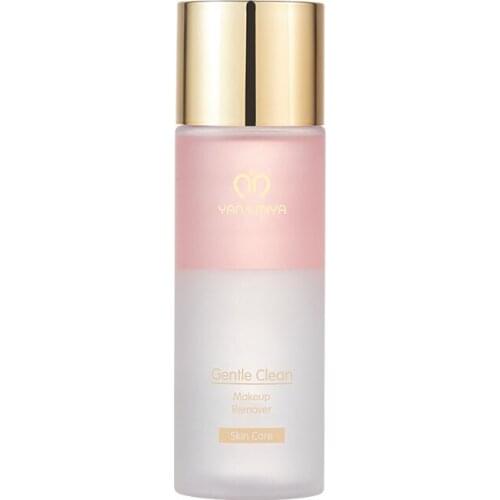 Gentle Makeup Remover Oil Water Layered Facial Cleanser Cleanses without Clogging Pores Residue-Free Fragrance and Colorant Free