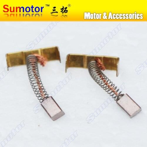 A pair of High quality carbon brushes for DC motor R4468 GW4468 GW600 replacement Give the motor a new lease of life 2000hours