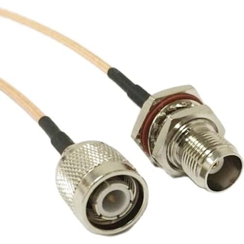 TNC Female bulkhead Switch TNC Male Pigtail Cable RG316 15CM/30CM/50CM/100CM for wireless adapter Wholesale Fast Ship