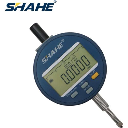 SHAHE LCD Digital Indicator 0-0.5"/0-12.7 mm Range 0.0005 mm Graduation High Precision Digital Dial Indicator Measuring Tools