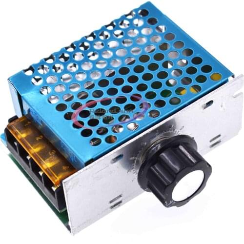 4000W 110V-220V AC SCR Voltage Regulator Adjustable Motor Speed Controller Control Dimming Dimmers Thermostat Import High-power