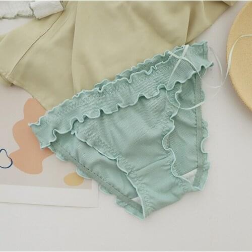 New sweet thread Cotton Seamless Panties women fresh cozy modal underwear Japanese Antibacterial Mid-rise briefs women N511