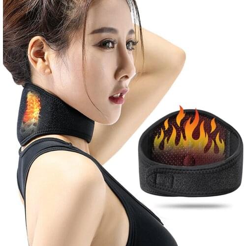 Tourmaline self-heating neck protector magnet neck protector with far infrared warmth and cervical spine protector