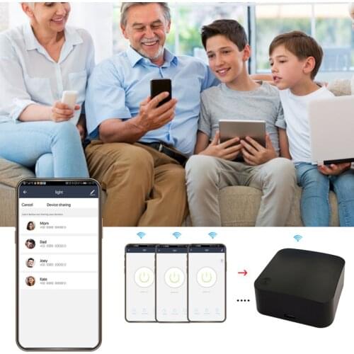 EWeLink 2.4G Smart Gateway Hub Wireless Smart Home Bridge APP Bluetooth Mesh Linkage Voice Control For Alexa Google Home