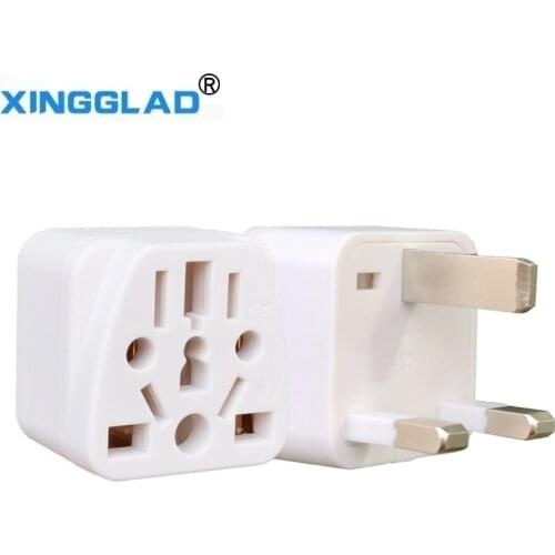 Universal Type Plug Convert To UK Plug Adapter Connector Standard AC 250V Multi Function Travel Electrical Socket Safety Door