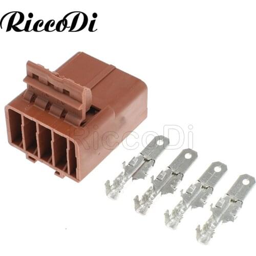 1/5/10/20Sets 4Pin 4.8mm AMP Car Electrical Wire Connector With Terminals DJ7041-4.8-11 For VW BMW Audi Toyota NISSAN