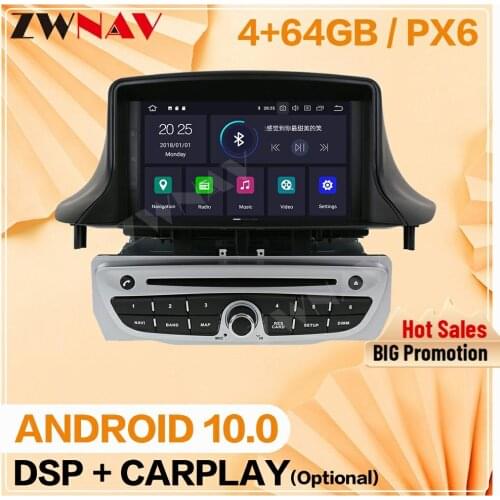 2009 2010 2011 2012 2013 2014 2015 For Renault Megane 3 Fluence Android10 Multimedia player Video Audio Radio GPS Navi Head Unit
