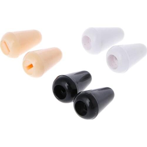 New 6pcs Guitar Parts 3 Way Toggle Switch Knob Tip Cap 4mm Plastic Switch Cap
