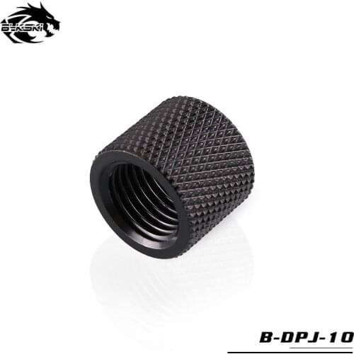 BYKSKI G1/4'' to G1/4'' Extender 15mm Fitting Adapter Water Cooling Adaptors Female to Female Double-sided Thread B-DPJ-10