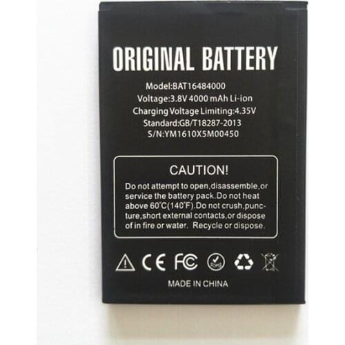 AZK 2PCS/LOT High Quality High Capacity 4000mAh battery for Doogee X5 Max Smart Phone Battery for X5 Max + Tracking number