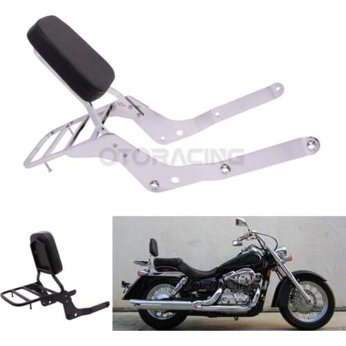 Motorcycle Backrest Sissy Bar Luggage Rack For Honda Shadow VT750 VT750C Aero 2004-2012 2005 2006 2007 2008 2009 2010 2011