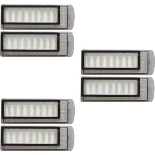 EAS-Replacement Hepa Filters for Narwal J1 YJCC001-1 Robot Vacuum Cleaner Accessories Cleaning Parts Sweeper, 6PCS