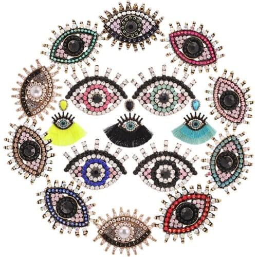 Crystal Beads Drop Dangle Earrings Women Girls Korean Bijoux Jewelry Boho Handmade Hanging Earrings Wholesale