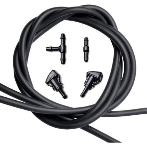 Windshield Washer Nozzles Kit with Sprinkler Hose Kit Car Accessories