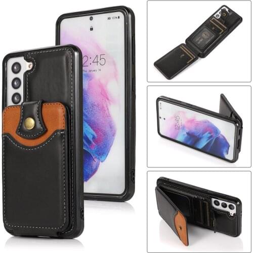 Vertical Flip Leather Case For Samsung Galaxy A52 5G Case Galaxy A72 Back Cover For Samsung A12 Case Shockproof S21 Ultra Cover