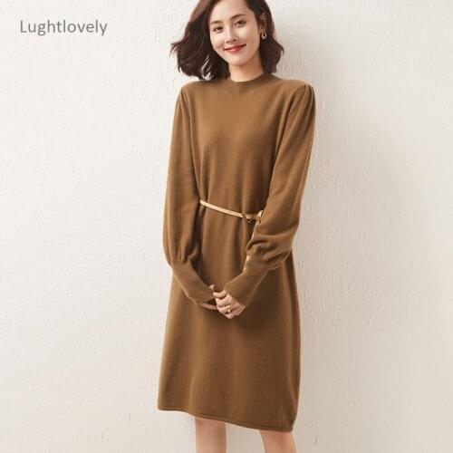 Модные трикотажные платья Lightlovely China At AliExpress