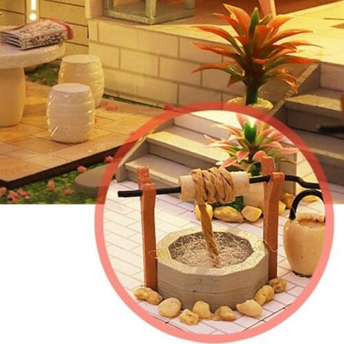 DIY Miniature Doll House Furniture Mini Romantic Chinese Style Villa Puzzle