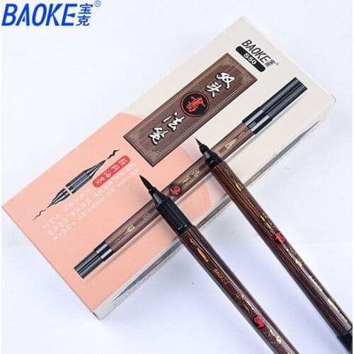 Soft Head Practice Pen Felt Tips Pens Double Head Calligraphy Brush Pen Signature Pen Writing Art Marker Pens School Supplies