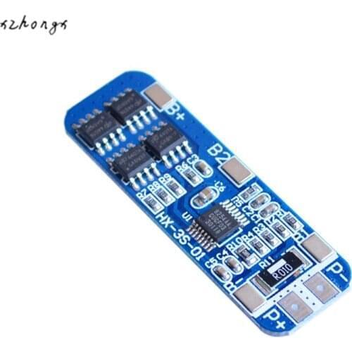 12V 10A 3S lithium battery protection board circuit board for Pack of 3 18650 Li-ion lithium Battery Cell