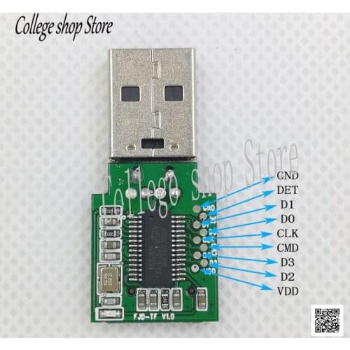 TF Memory Card Reader PCBA High Speed USB2.0 AU6438BS Mobile Phone Repair Brush Machine Unlock Tool
