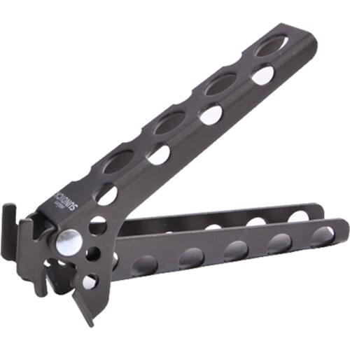 Sundick Aluminum Pot Clamp Pan Handler Pot Lifter Cooking Gripper Camping Cookware Dish Holder Outdoor Camping Kitchen Equipment